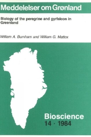 Cover of Biology of the Peregrine & Gryfalcon in Greenland