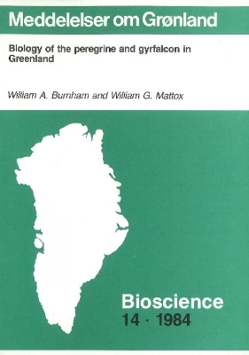 Book cover for Biology of the Peregrine & Gryfalcon in Greenland