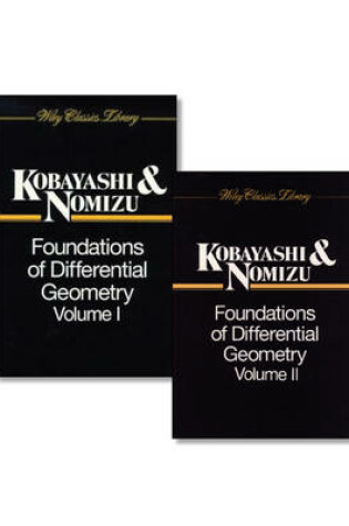 Cover of Foundations of Differential Geometry, 2 Volume Set