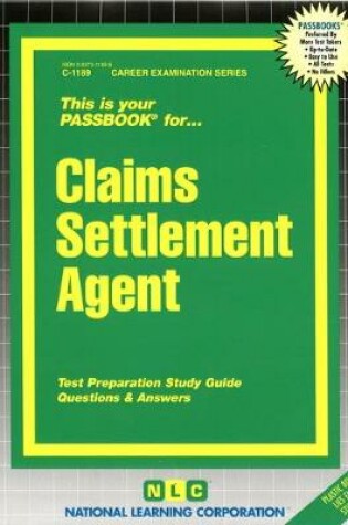 Cover of Claims Settlement Agent