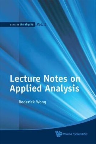 Cover of Lecture Notes On Applied Analysis