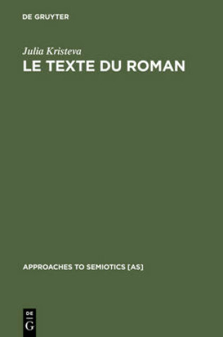 Cover of Le Texte Du Roman