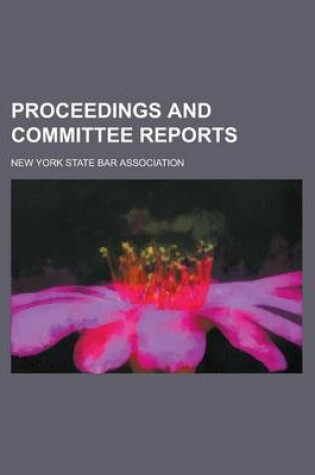 Cover of Proceedings and Committee Reports