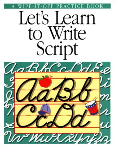 Book cover for Let's Learn to Write Script W/Pencil