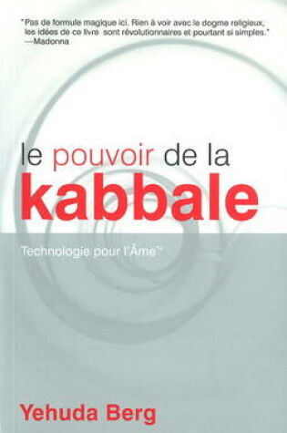Cover of Le Pouvior de la Kabbale