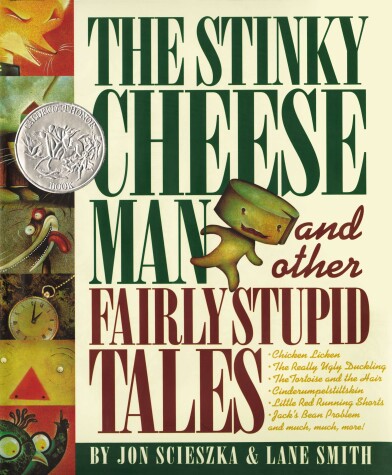 Book cover for The Stinky Cheese Man