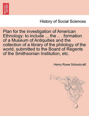 Book cover for Plan for the Investigation of American Ethnology