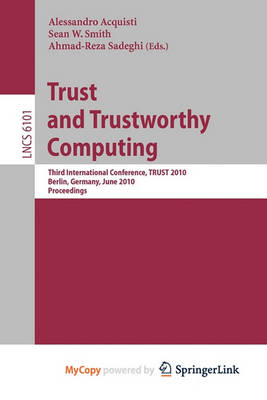 Book cover for Trust and Trustworthy Computing