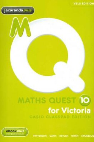 Cover of Maths Quest 10 for Victoria 3E Casio Classpad Edition & EBookPLUS