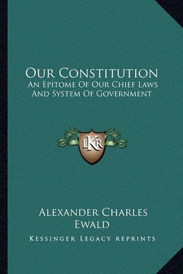 Book cover for Our Constitution