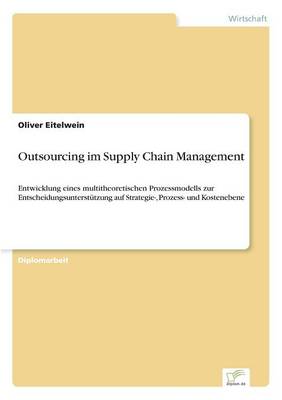 Book cover for Outsourcing im Supply Chain Management