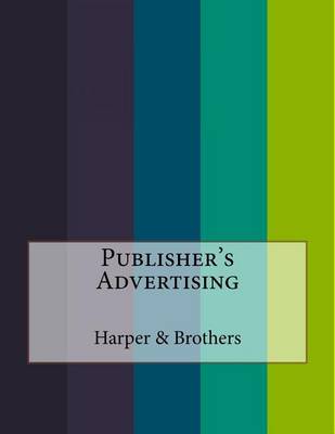 Book cover for Publisher's Advertising