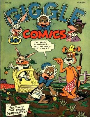 Book cover for Giggle Comics Number 34 Humor Comic Book