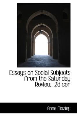 Book cover for Essays on Social Subjects from the Saturday Review. 2D Ser