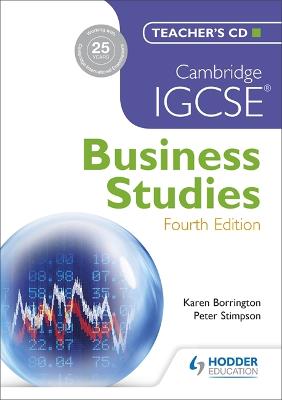 Book cover for Cambridge IGCSE Business Studies 4th edition Teacher's CD