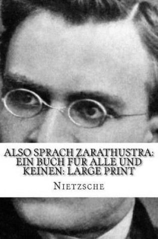 Cover of Also Sprach Zarathustra