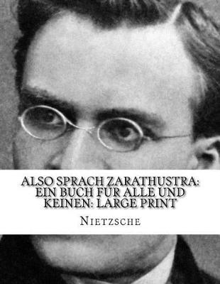 Book cover for Also Sprach Zarathustra