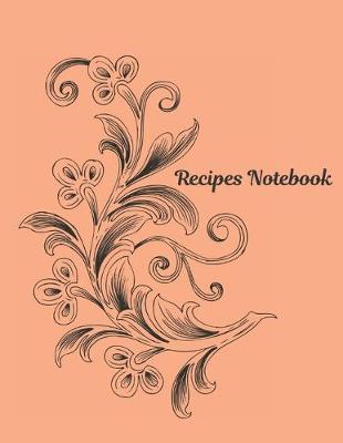 Book cover for Vol 10 Recipes Notebook Journal Present