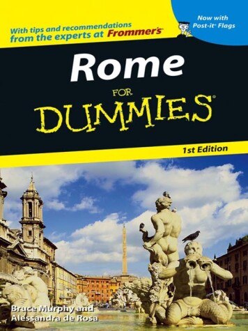 Book cover for Rome For Dummies