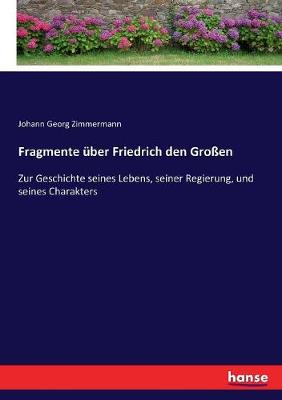 Book cover for Fragmente über Friedrich den Großen