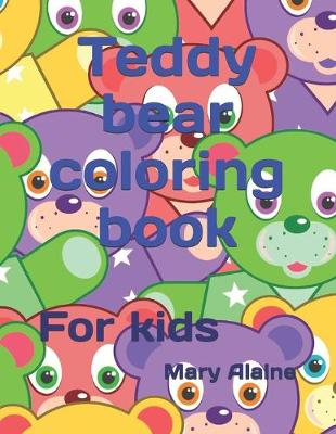 Book cover for Teddy bear coloring book
