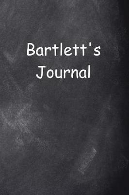 Cover of Bartlett Personalized Name Journal Custom Name Gift Idea Bartlett