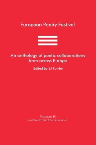 Cover of An anthology of poetic collaborations from across Europe