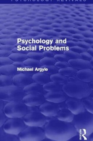 Cover of Psychology and Social Problems