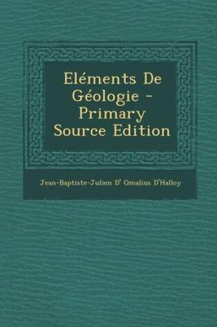 Cover of Elements de Geologie