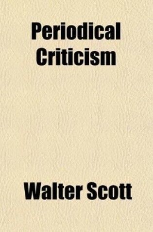 Cover of Periodical Criticism (Volume 1)