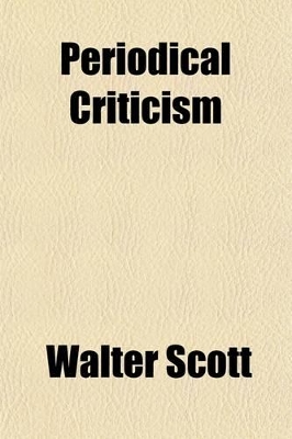 Book cover for Periodical Criticism (Volume 1)