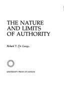 Book cover for The Nature and Limits of Authority