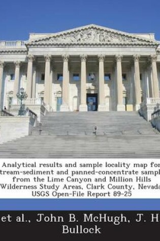 Cover of Analytical Results and Sample Locality Map for Stream-Sediment and Panned-Concentrate Samples from the Lime Canyon and Million Hills Wilderness Study Areas, Clark County, Nevada