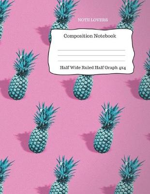 Book cover for Composition Notebook - Half Wide Ruled Half Graph 4x4