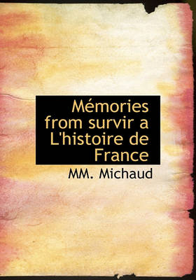 Book cover for M Mories from Survir A L'Histoire de France