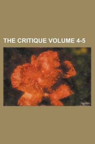 Cover of The Critique Volume 4-5