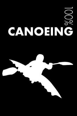 Book cover for Canoeing Notebook