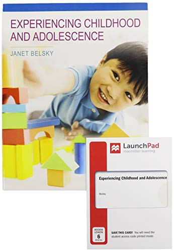 Book cover for Experiencing Childhood and Adolescence & Launchpad for Experiencing Childhood and Adolescence (Six-Months Access)