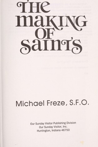 Cover of Making of Saints