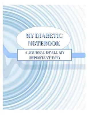 Book cover for My Diabetic Notebook