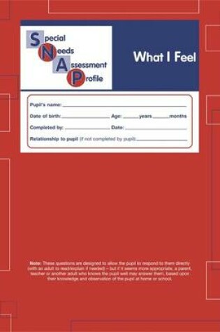Cover of SNAP Pupil Assessment Pack