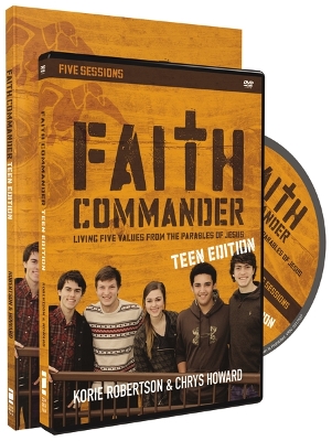 Book cover for Faith Commander Teen Edition with DVD