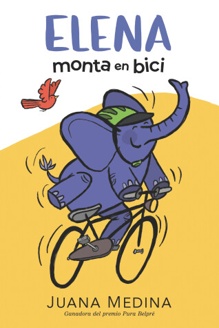 Book cover for Elena monta en bici