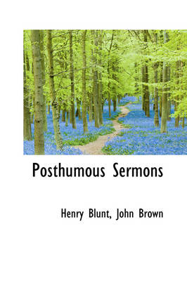 Book cover for Posthumous Sermons
