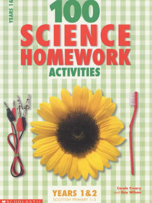 Book cover for 100 Science Homework Activities for Years 1 and 2