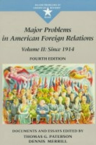 Cover of Major Problems in American Foreign Relations