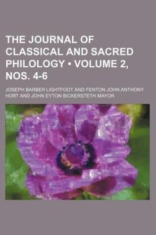 Cover of The Journal of Classical and Sacred Philology (Volume 2, Nos. 4-6)