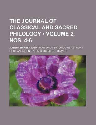 Book cover for The Journal of Classical and Sacred Philology (Volume 2, Nos. 4-6)