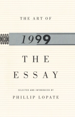 Book cover for The Art of the Essay, 1999