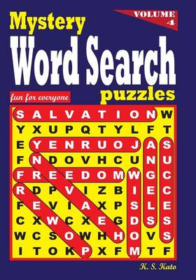 Book cover for Mystery Word Search Puzzles, Volume 4